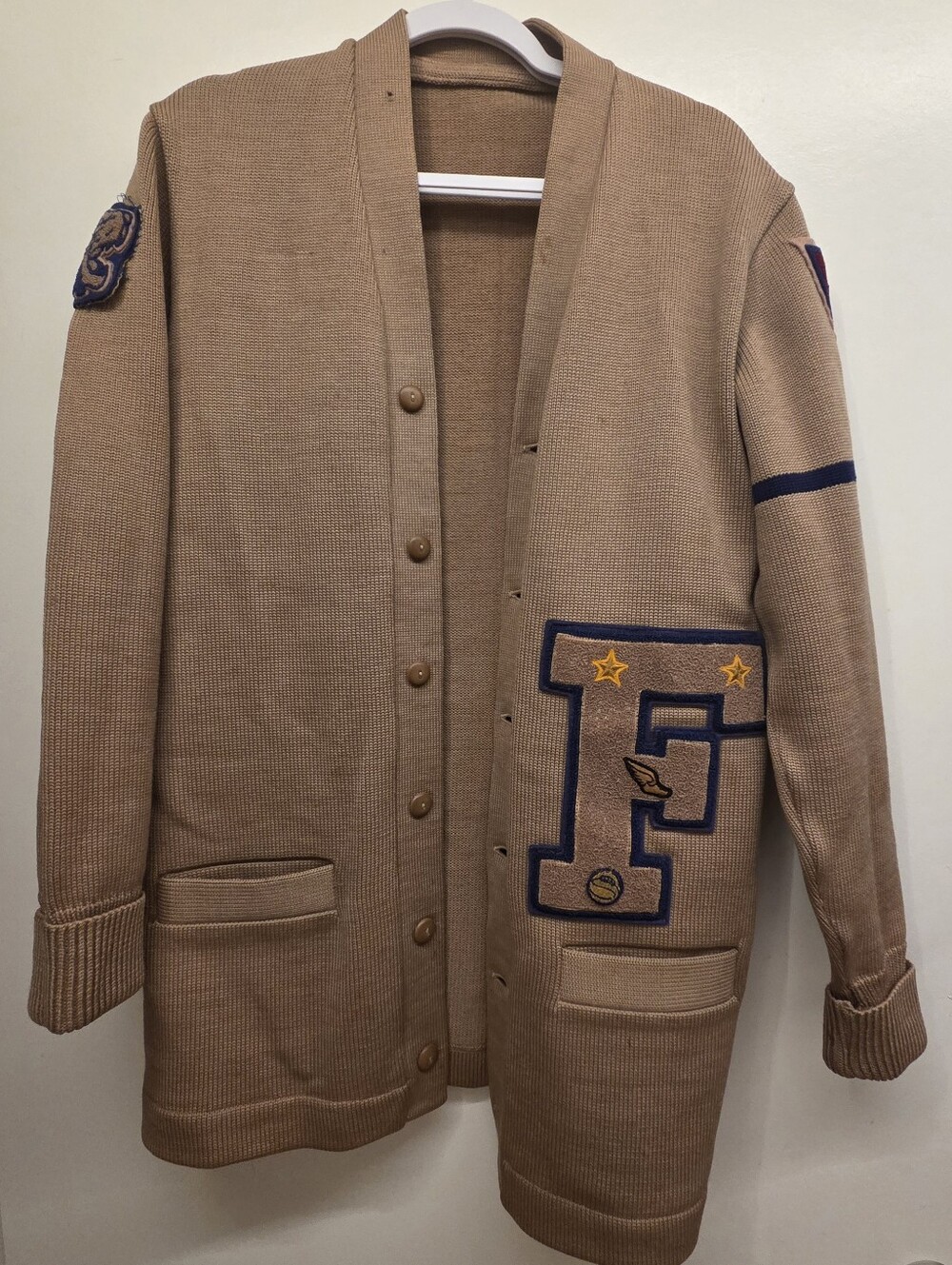 1940s Authentic Letterman's Sweater